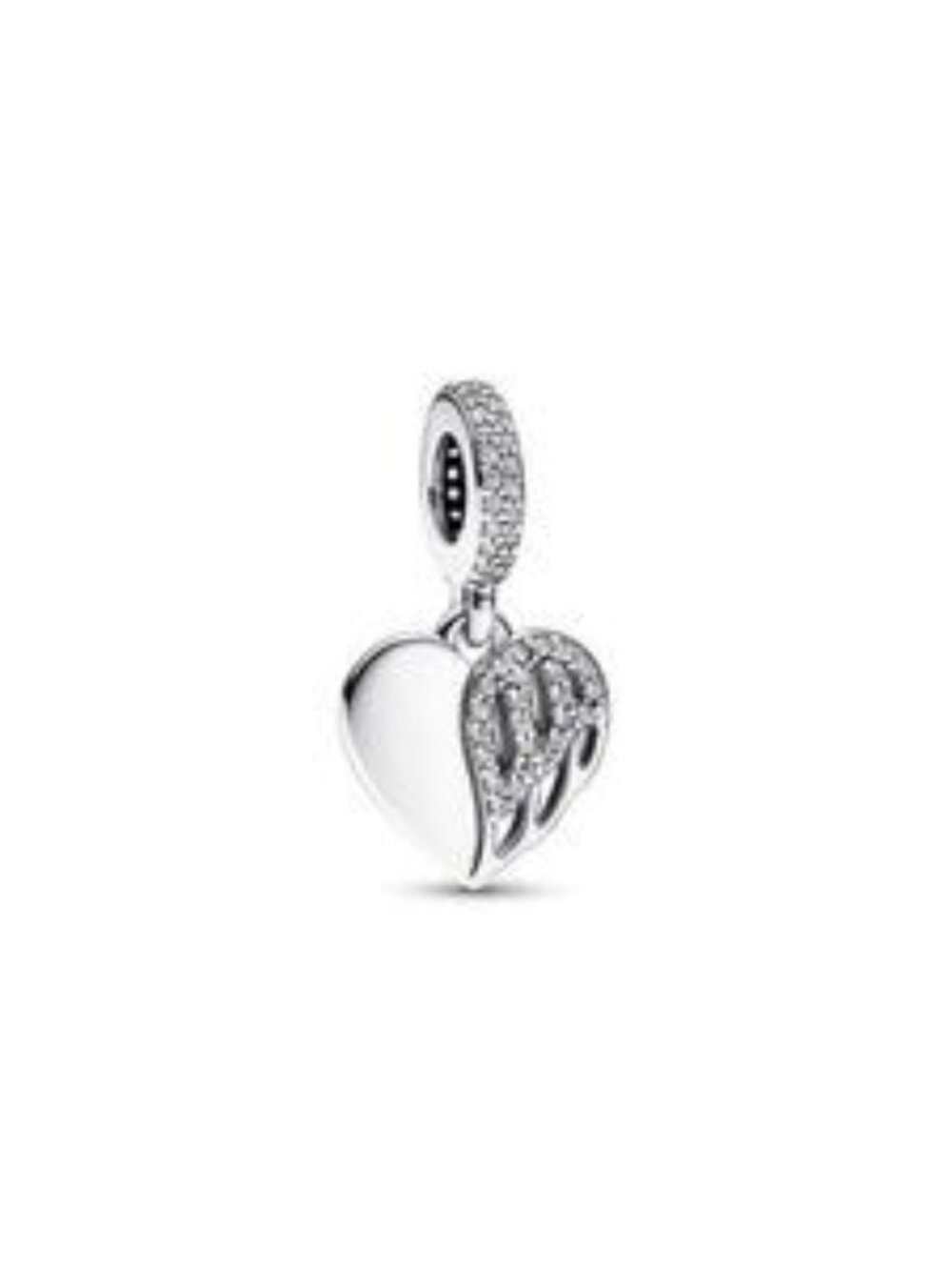 Pandora Heart & Angel Dangle Charm